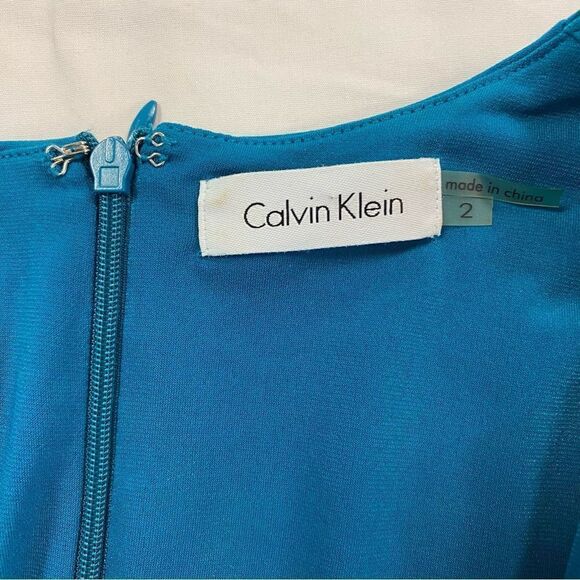 Calvin Klein Faux Wrap Dress - Picture 4 of 10